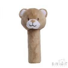 ESQ64-BR: Brown Eco Bear Squeaky Toy
